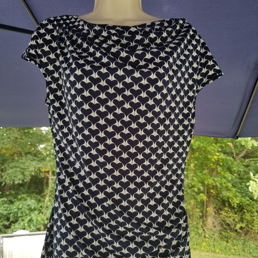 Max Studio Cap Sleeve Ruched Blouse
